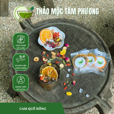 trà cam quế hồng